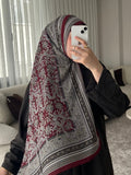 SC SCARF kırmızı şal