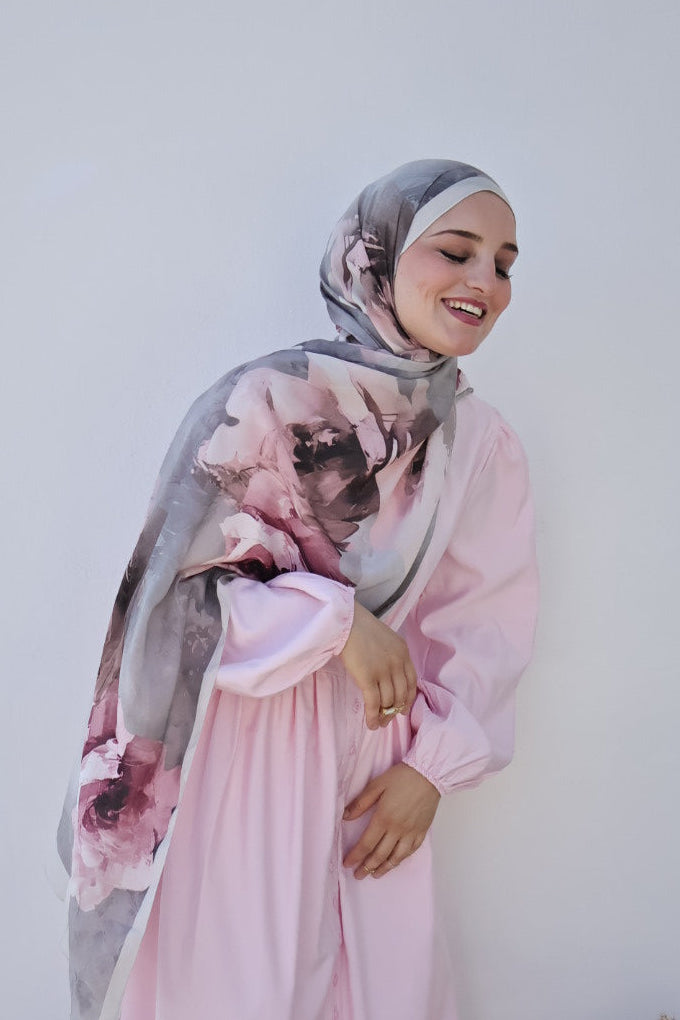 %100 Pamuk şal rose 🌸