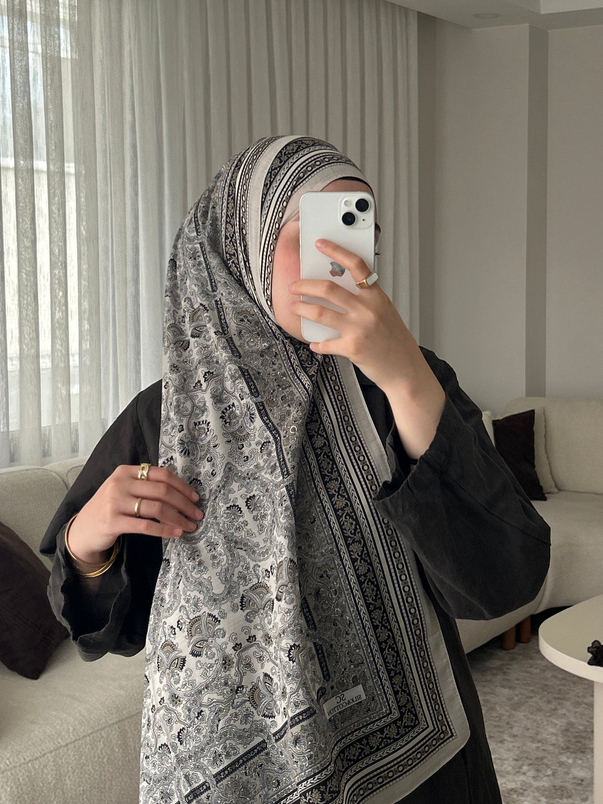 SC SCARF Bej