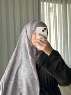 Pamuklu pudra şal